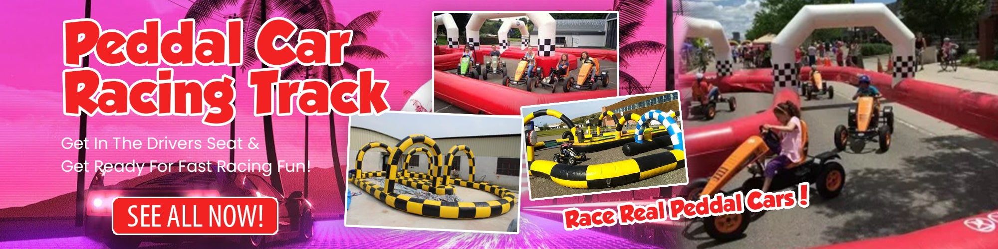 Peddal Car Racing Track Rentals