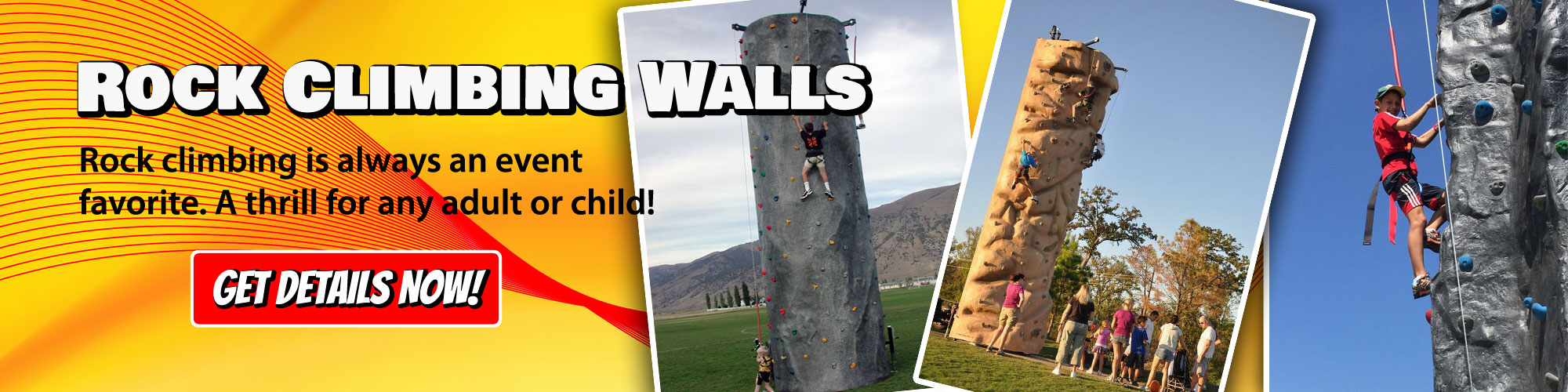 Rock Climbing Wall Rentals